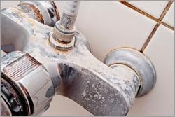 Stop water problems like mineral buildup on fixtures