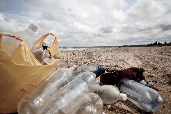Empty bottles equal pollution equals water problems